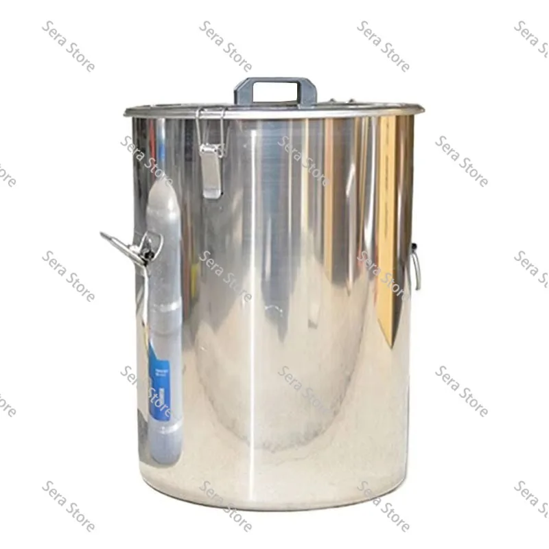 Beekeeping Equipment Stainless Steel Honey Bucket Beekeeper Tools Household Grain Barrels Wine Barrels Sealed Storage Bucket