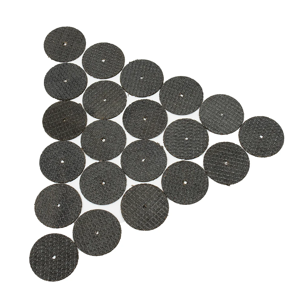 Rodas de corte de resina para ferramenta rotativa, discos de corte 32mm de diâmetro, 1 conjunto, 1 conjunto, mandril de alta qualidade, 25pcs, novo