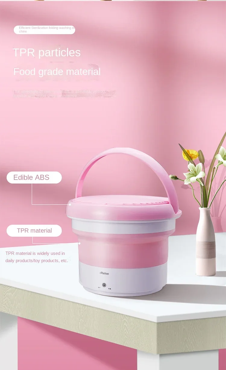 110v/220v Klapp Praktische Mini Waschmaschine Baby Unterwäsche Waschmaschine Halbautomatische Mini Haushalts Kleine Tragbare