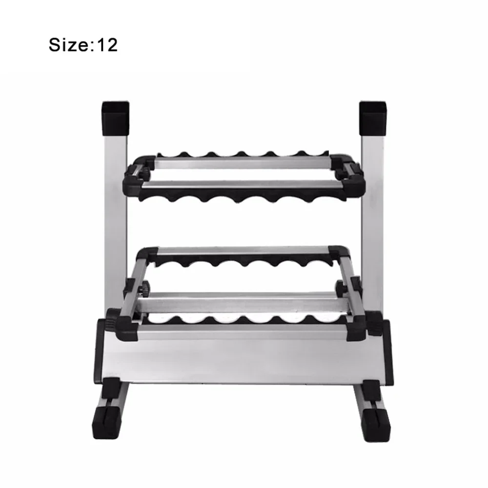 SPORTSHUB Aluminum Alloy Fishing Rods Display Rack Rods Storage Shelf Bracket Stand Supporting Fishing Tackle Tools FT0086