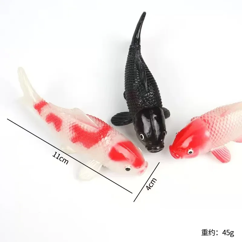 PVC Imitation Goldfish Fish-shaped Fridge Magnet, Small Fish Magnet for Home Decoration, Gift Magnet