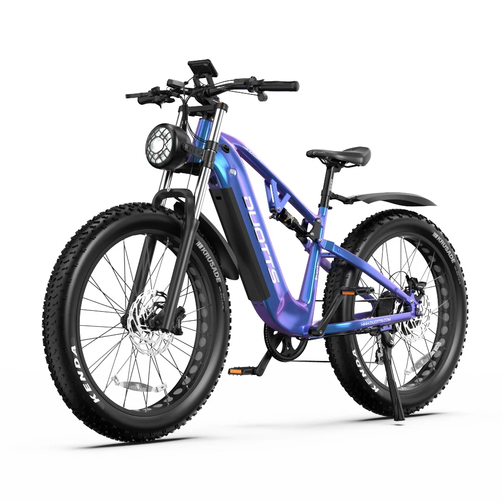 DUOTTS E26 Elektrofahrrad 48V20AH Batterie Mountainbike 26 Zoll Breitreifen Erwachsenen-Pedalunterstütztes Fahrrad – Detail 9