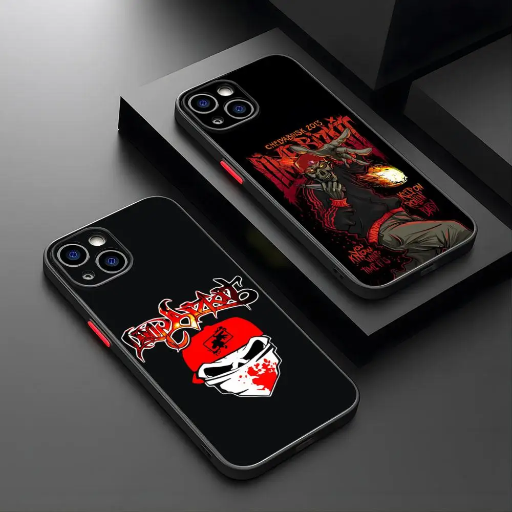 Band L-Limp B-Bizkit Phone Case For IPhone 15 Pro Max 14 Pro 13 11 12 Mini Xs X Xr 7 8 Plus Se Matte Translucent Back Cover