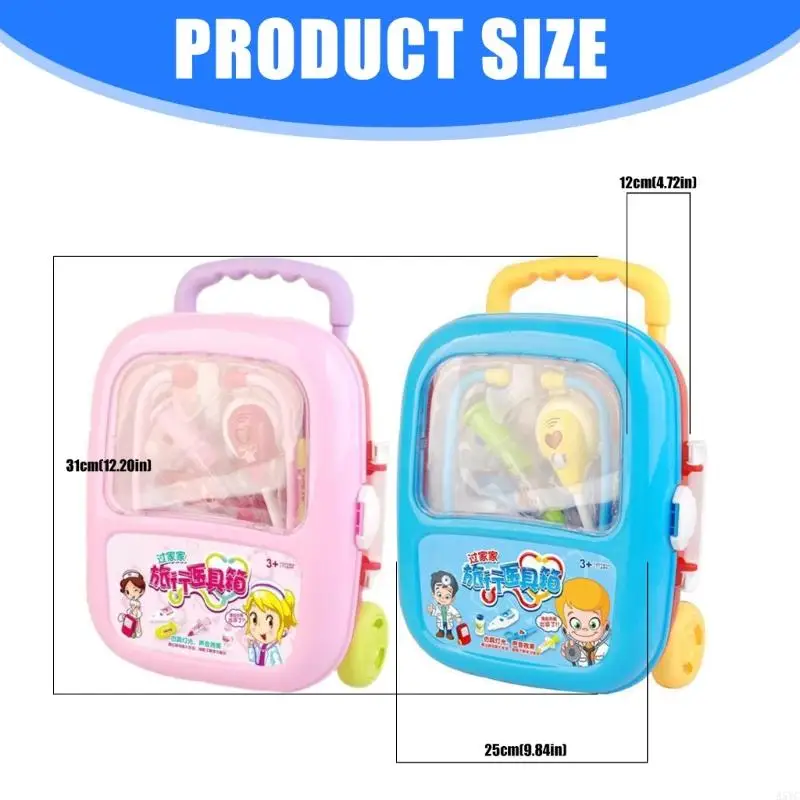 A5YC Kids Doctor met Medicals Tool en Accessoires Suitclees doen alsof speelgoed speelgoed voor Toddler Indoor Outdoor