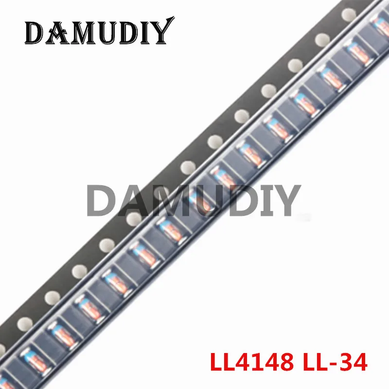 100-шт-ll4148-ll-34-1n4148-in4148-smd-высокоскоростные-переключающие-диоды-75-В-150-мА-mini-melf-sod80