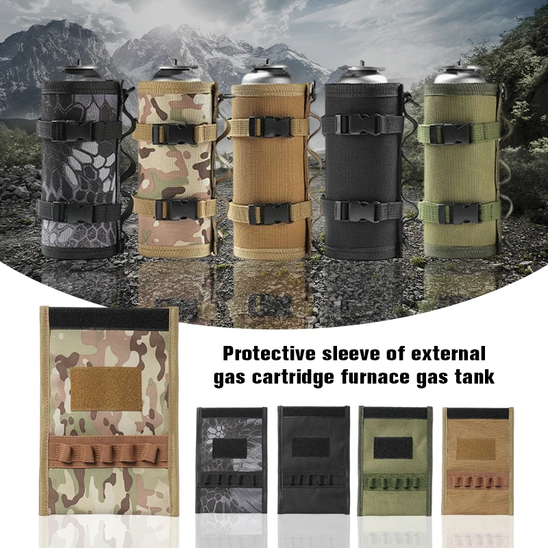 Camping Gas Tank Protective Cover Air Bottle Fuel Canister Gas Cylinder Anti-fall Bag Accessories Supplies Tank Camp Storag