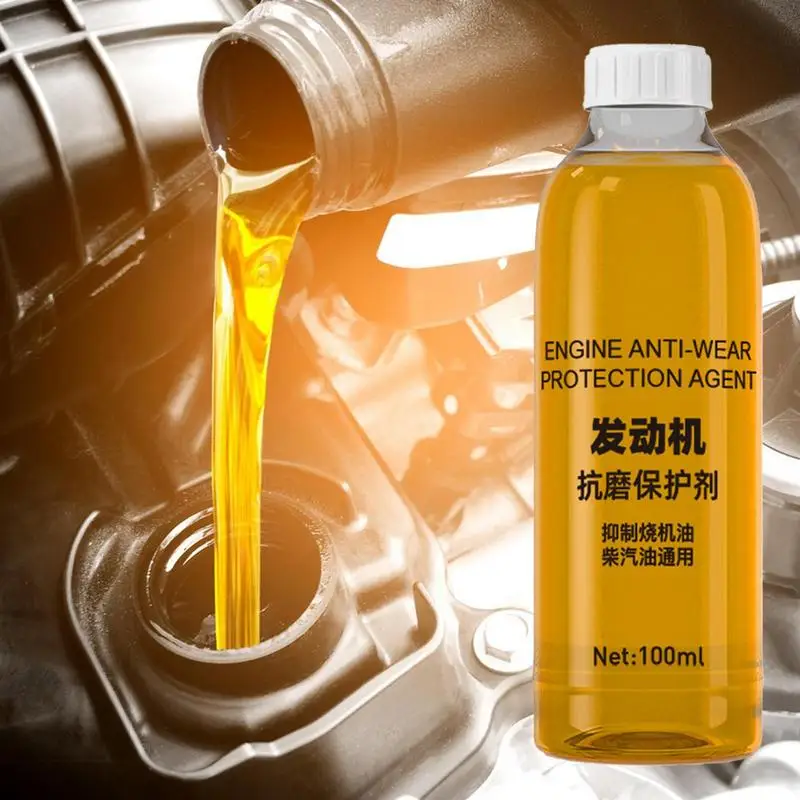 

100ml Engine Anti-Wear Protective Agent Noise Reduction Strong Burning Engine Oil Liquid Additive Car Engine Protection Oil