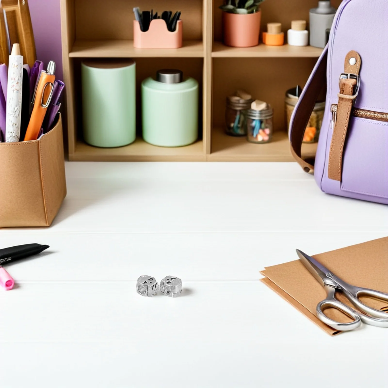 

100Pcs Halloween Skull Beads Large Hole 4.5mm Alloy Spacer Beads Charms for Jewelry Making DIY Bracelet Necklace Crafts