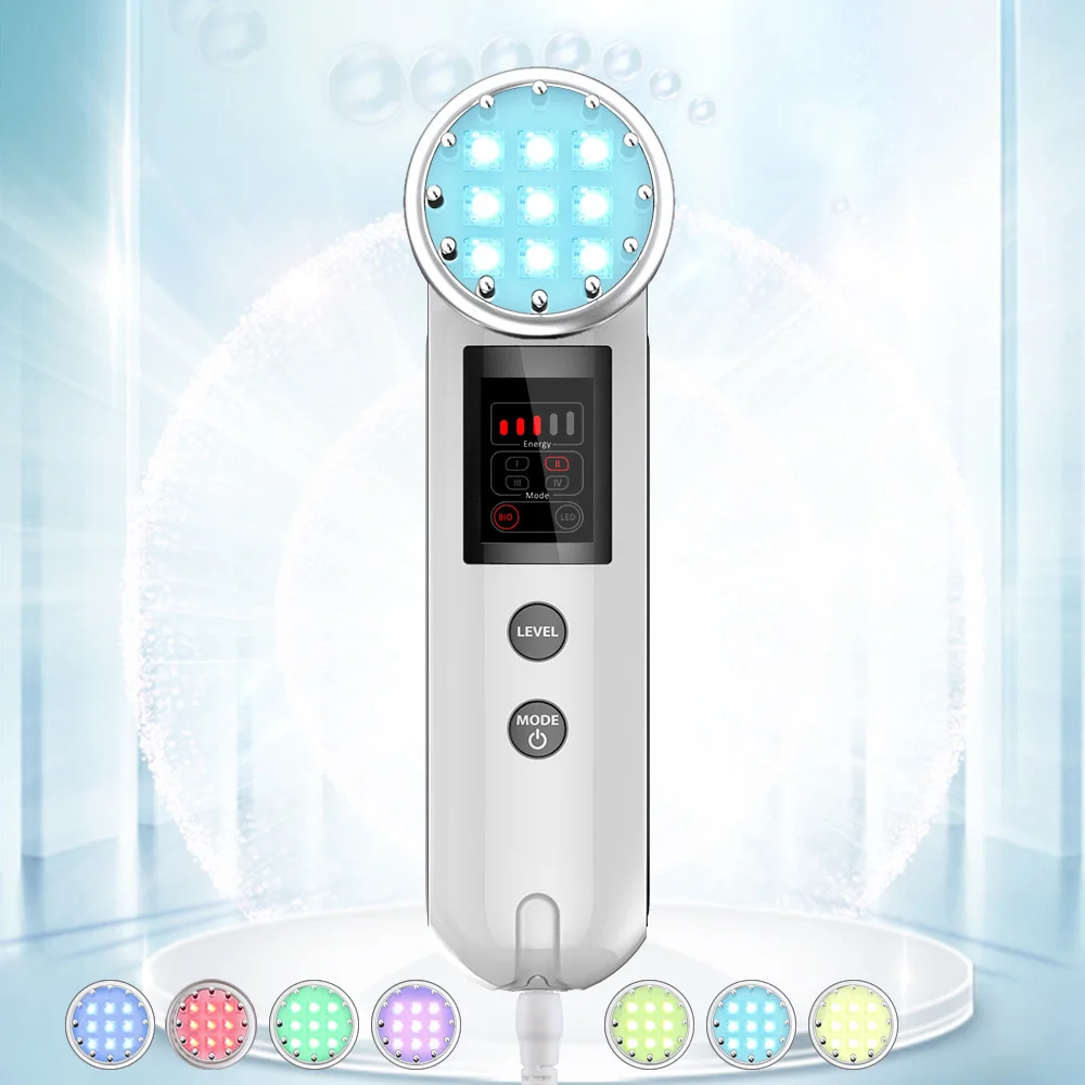 Face Lift Machine 7 Colors Skin Rejuvenation Tightening Beauty Device Home Use Face Massager