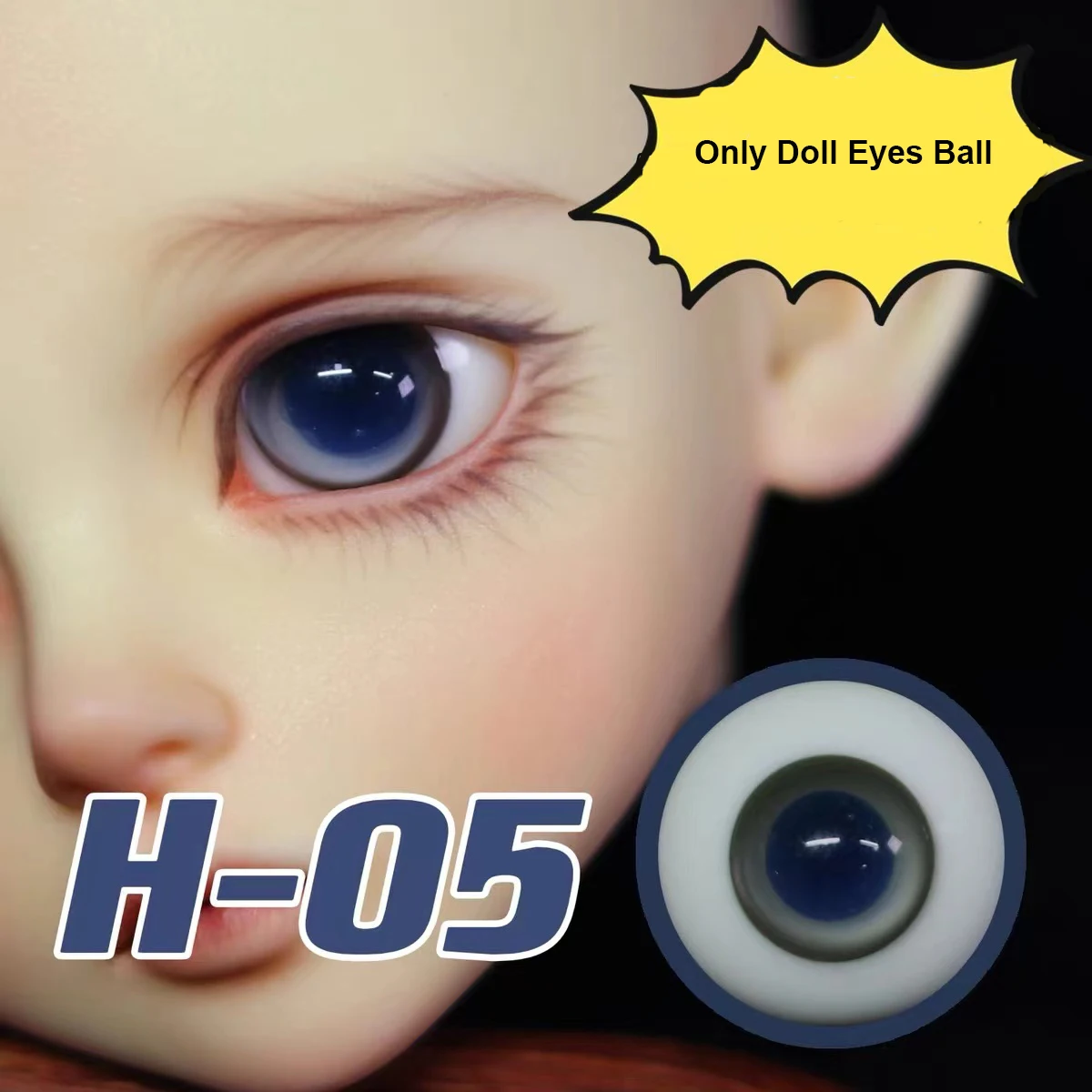 BJD Doll Glass Eyes Ball Handmade Cute Doll Eyeball Fit For 1/3 1/4 1/6 Doll DIY Doll Accessories Dress Up Doll