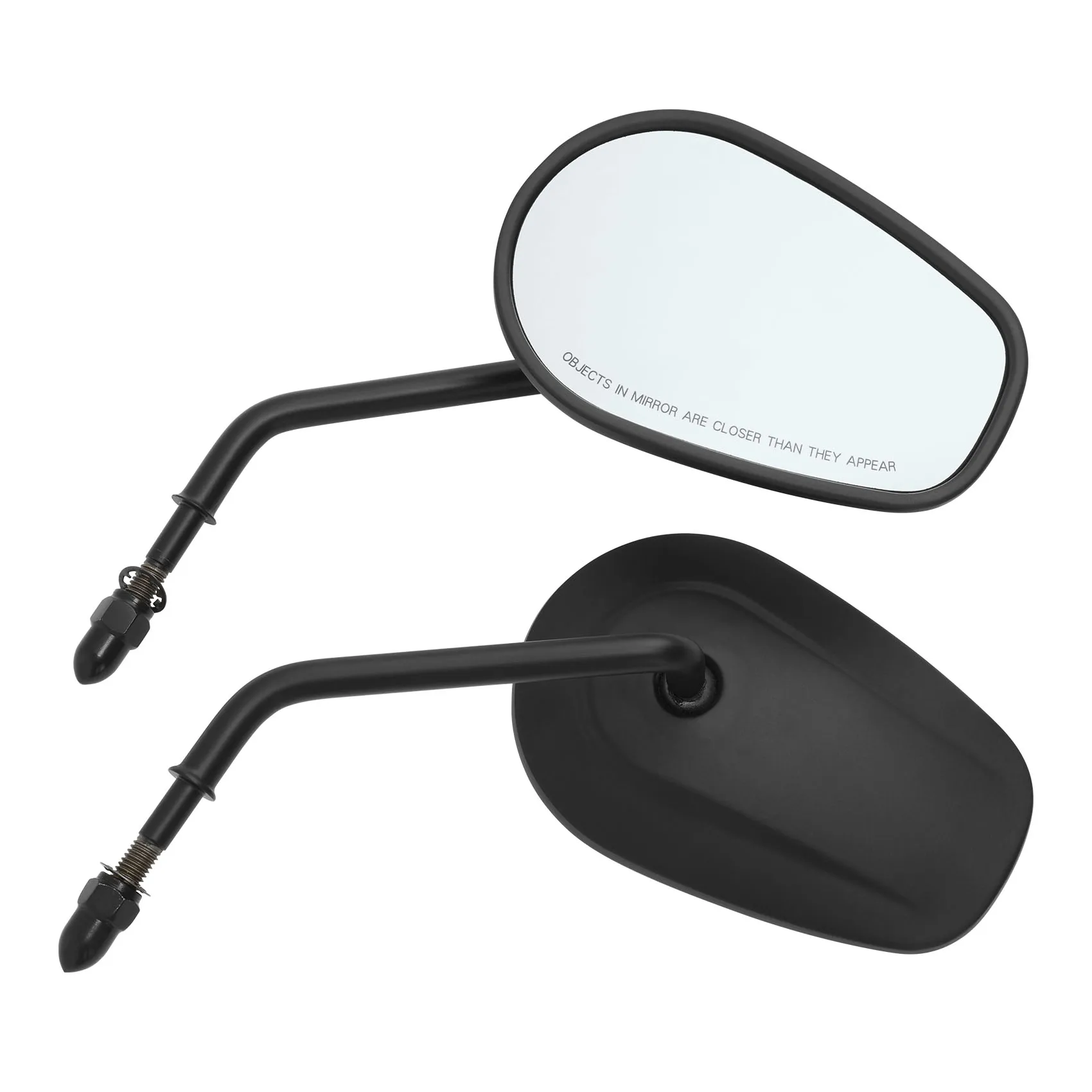 8MM Rear View Mirrors For Harley Touring Road King Road Glide Sportster XL883 XL1200 Dyna Heritage Softail SuperLow FXDB FXDWG