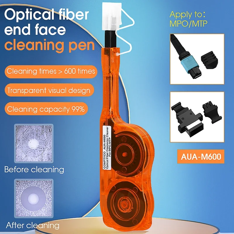 

COMPTYCO MPO MTP Cleaning Pen Cleaner Blue/green/orange(optional) Fiber Optic Cleaner 600+ Cleanings AUA-M600