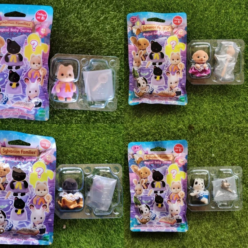 

Original SYLVANIAN FAMILIES Magic Series Doll House Poodle Baby Mole Baby Doll Flocking Doll Decoration Girls Xams Gifts