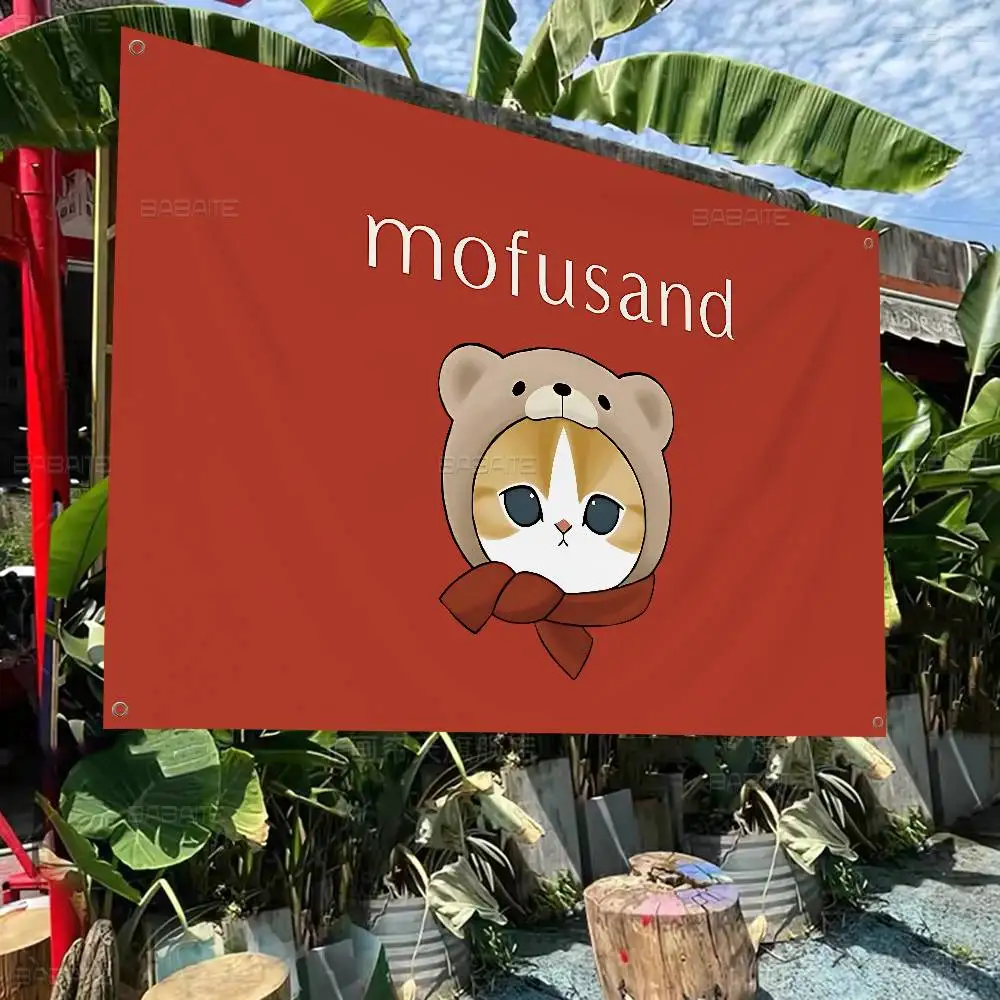 

Classic Cute Cat M-Mofusand Large Size Shop Art Promotion Advertising Booth Flag Hanging Banners