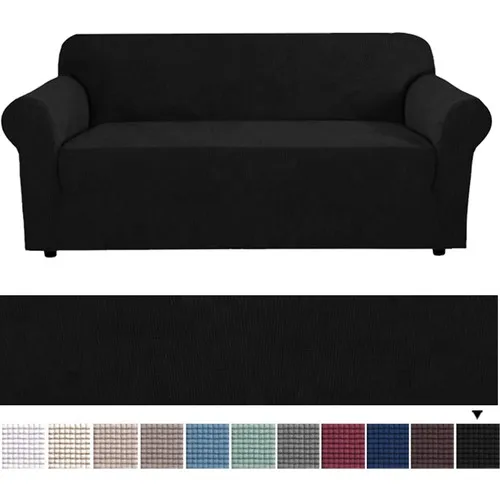 Bogda Honey comb Pattern Stretch Lastıklı Flexible Seat Sofa Case 3 Personality Black