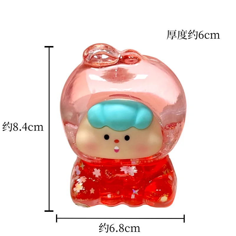 miniso Match-up DIY Fruit Sister Oil Flowing Sand Decorative Blind Box