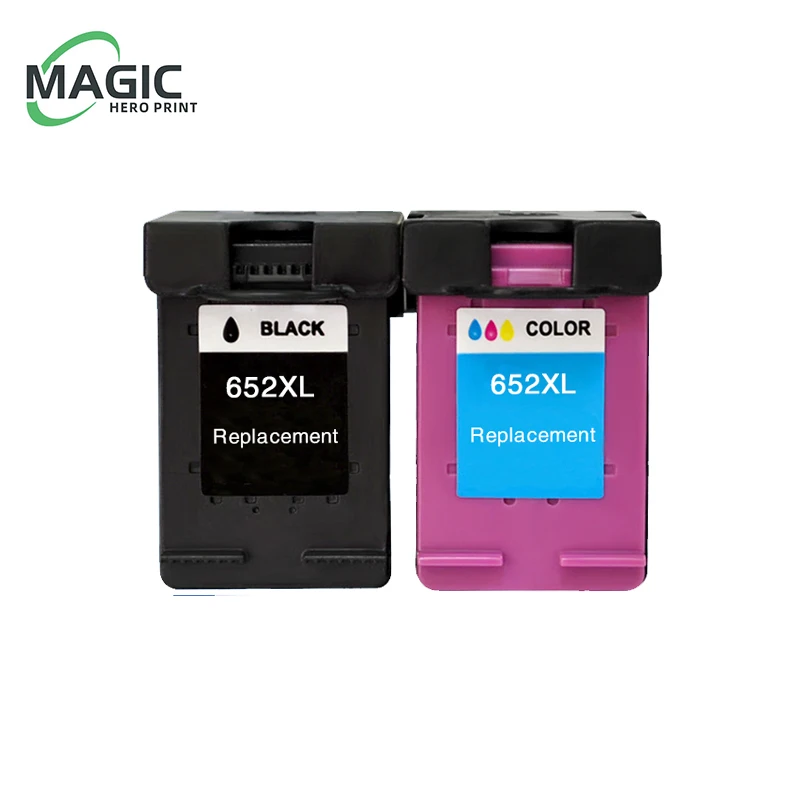 2pcs NEW compatible ink cartridge For HP 652 Deskjet 1115 2135 2136 2138 3635 3636 4536 4535 printer cartridge For HP652