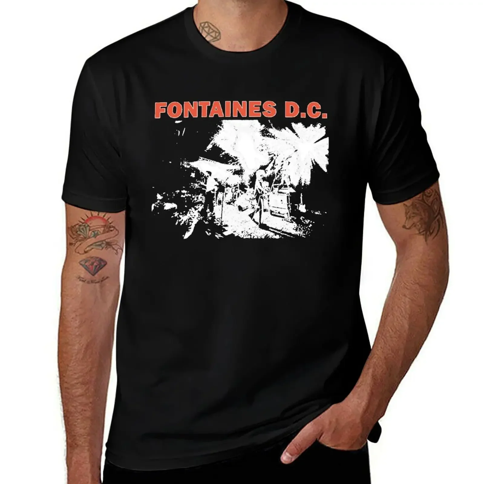 

Fontaines DC Punk Movie T-Shirt boys animal print croswit shirt man summer tops Men's t shirts