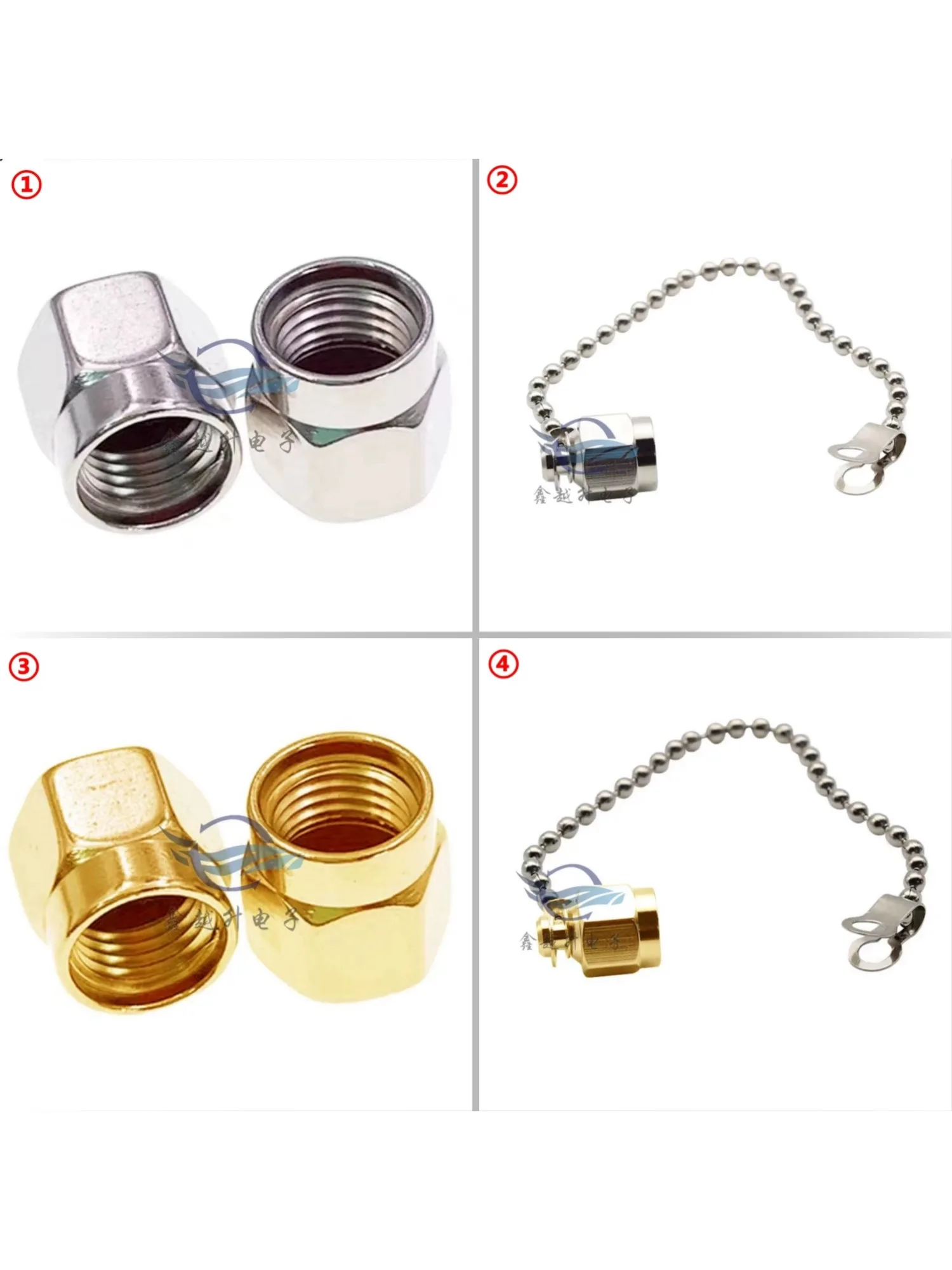 Capuchon de Protection anti-poussière SMA, couvercle de Protection d'isolation étanche et anti-poussière, couvercle de Protection d'antenne Radio femelle SMA en cuivre