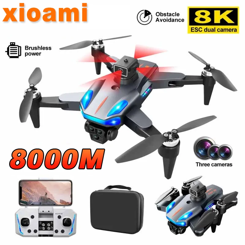 

For Xiaomi K911 Drone Professional GPS 8K ESC HD Three Camera 5km Aerial Photography Brushless Motor Foldable Quadcopter Toys