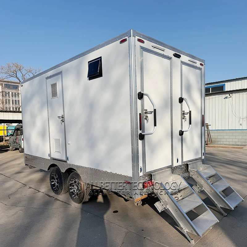 WC móvil Original de alta calidad, baño de ducha portátil para alquiler de Camping, inodoros portátiles