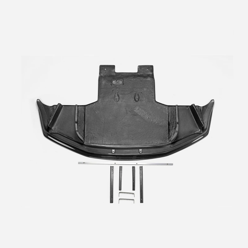 

For Nissan R34 Skyline GT-R BNR34 V-Spec High-Quality One Piece Front Lip + Bottom Diffuser, Exact Fit Performance Trim