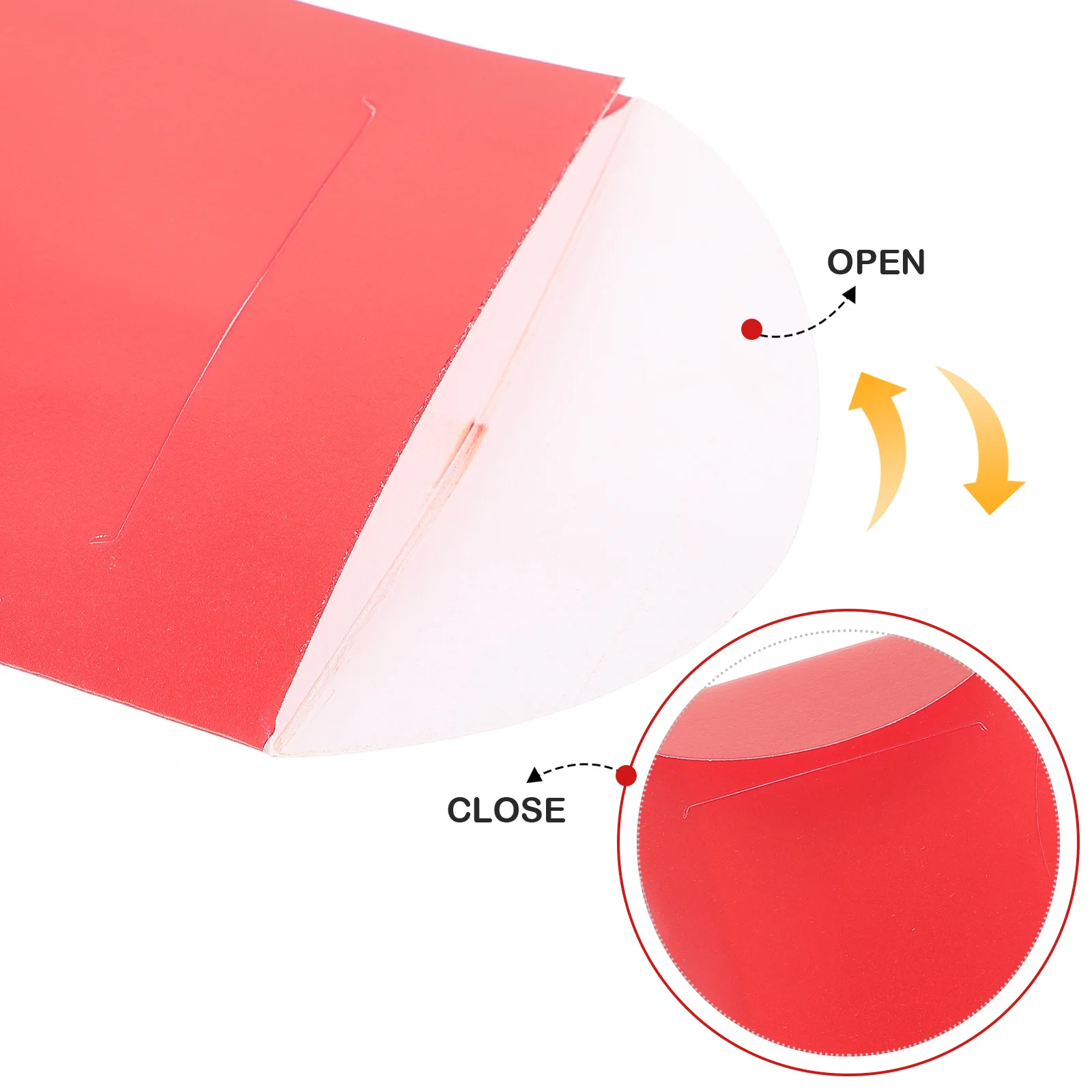 6 قطعة المغلفات الحمراء حزم المال التنين ورقة الحزم الحمراء الكرتون نمط السنة الجديدة أكياس الحظ مهرجان الربيع مغلفات المال