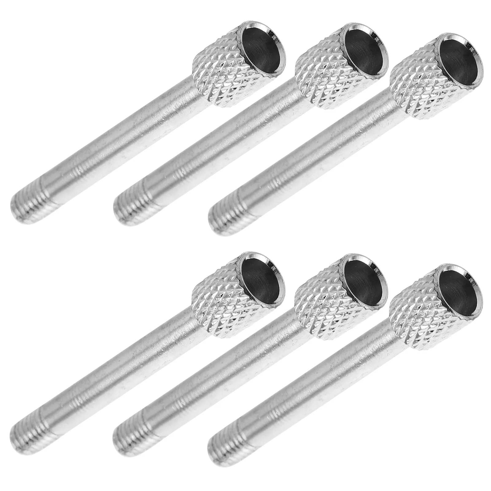 6Pcs Guitar Tremolo Bridge Screws Copper Replacement Parts Improve Comfort Enhance Visual Appeal Saddle Bridge Screw