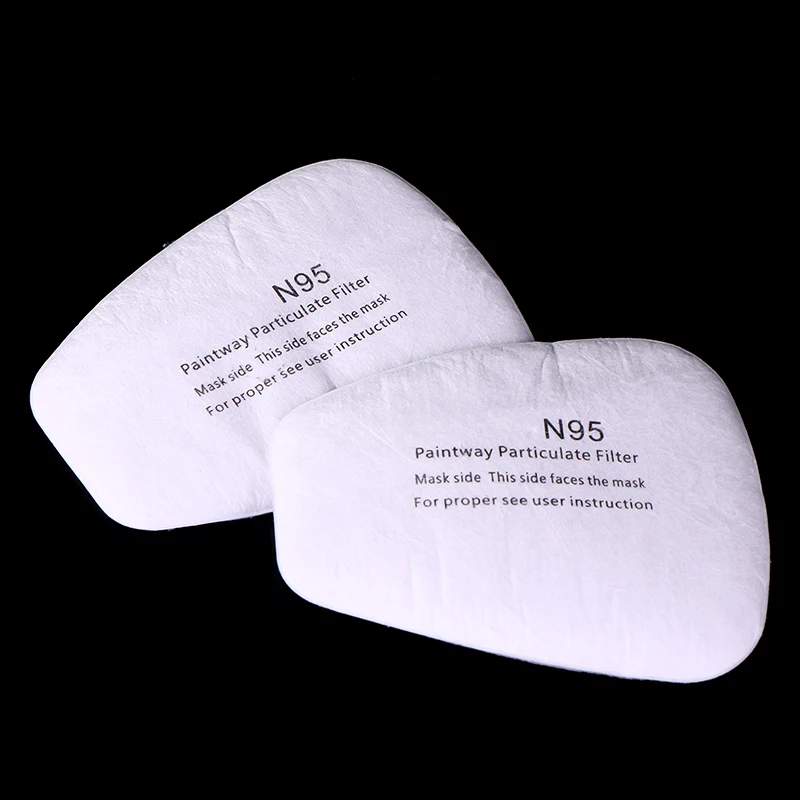20-Pack 5N11 Particulate Filter Paper – Fits 6200, 7502, 6800 Respirator Masks (For Chemical Spraying & Painting Applications)