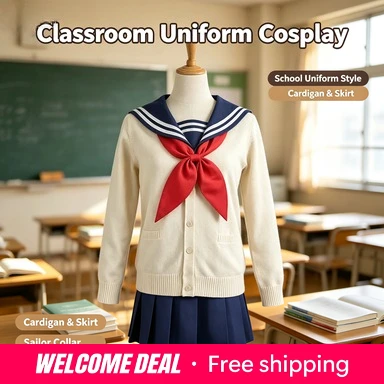 Himiko Toga Cosplay Costume My Hero Academia Women JK School Uniform Sweater Skirt Full Set Halloween Carnival Comic Con Party Cosplay Outfits