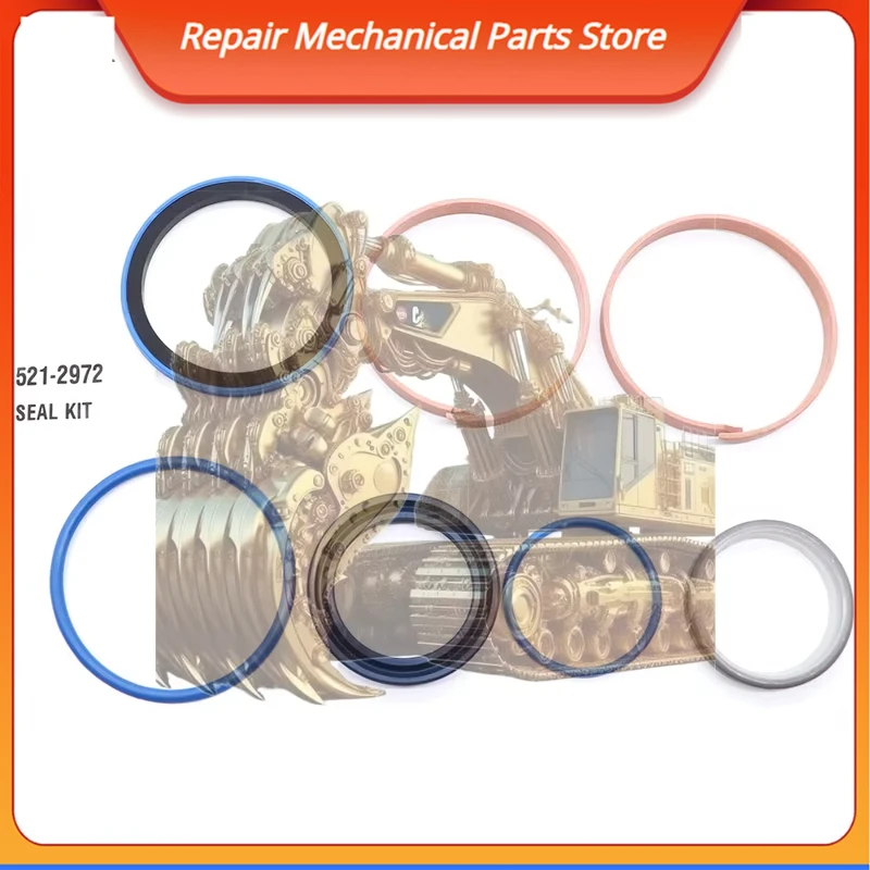 

Стандартный размер 5212972 521-2972 для экскаватора-погрузчика Cat, комплект уплотнений цилиндра ковша для моделей 416f2 420f2 430f