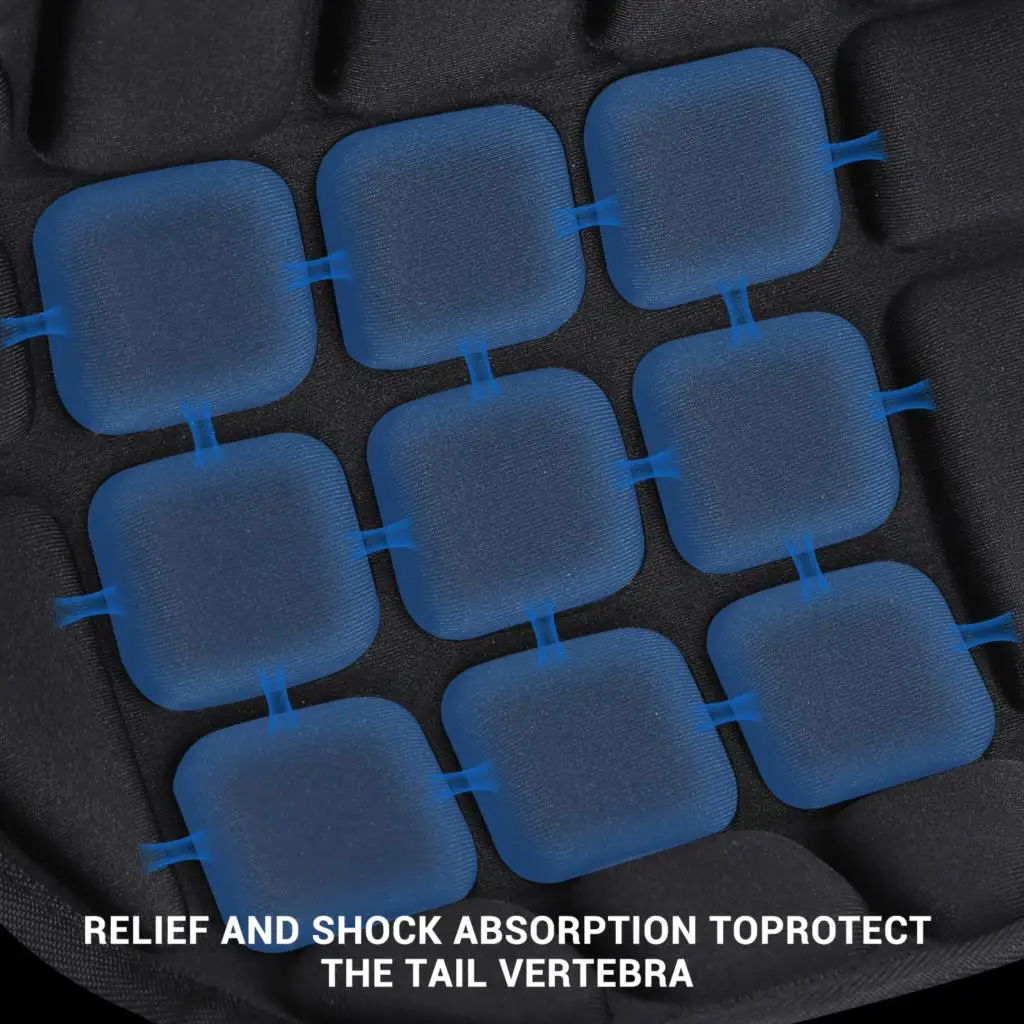 Motorcycle Seat Cushion Shock Seat Cover Saddles Breathable Comfort Pressure Relief Seat Universal Motorbike Electric Bike Pads