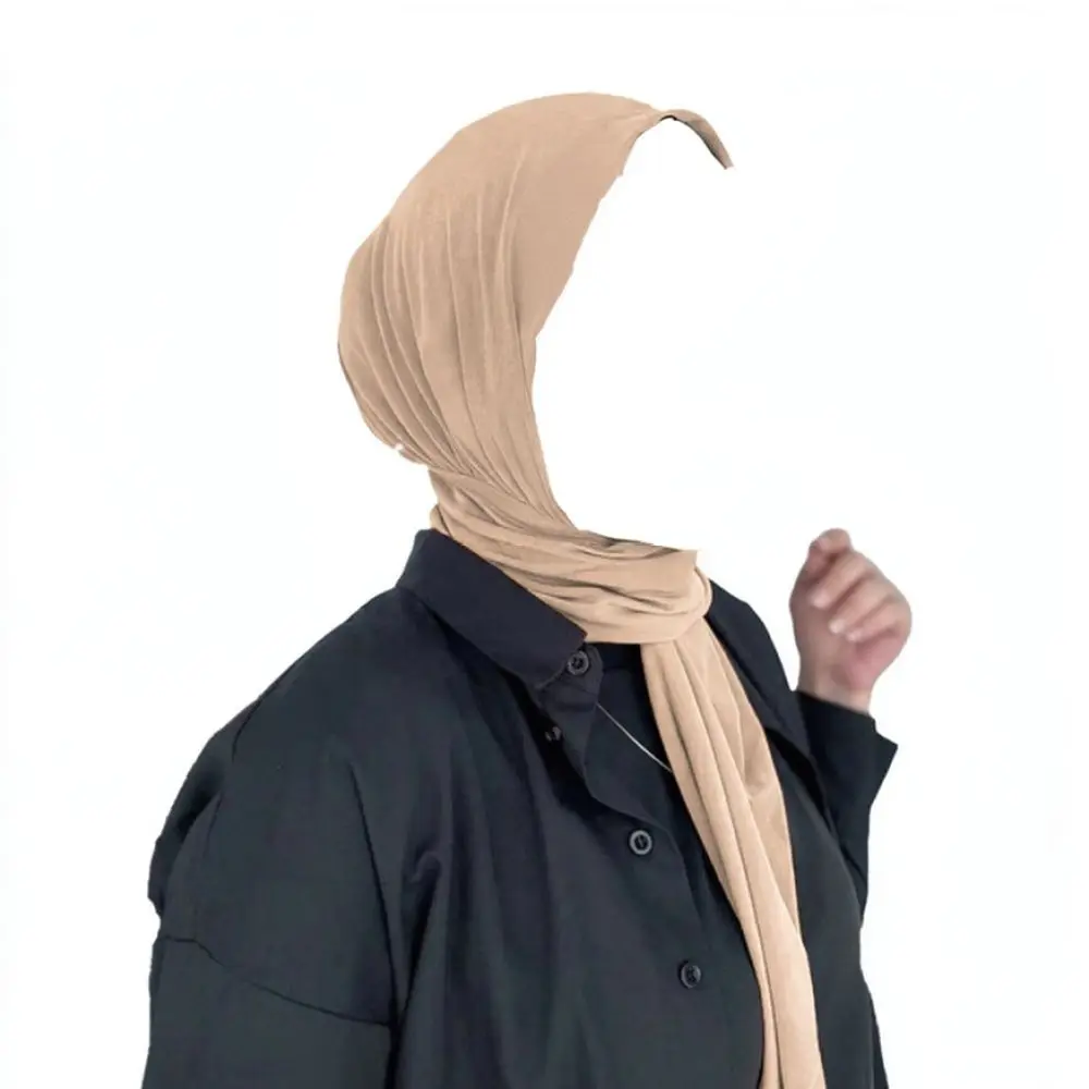 Multipurpose Turban Scarf Soft Polyester Wrap Trendy Minimalist Design Comfortable Sun Hat For Outdoor Travel Daily Wear