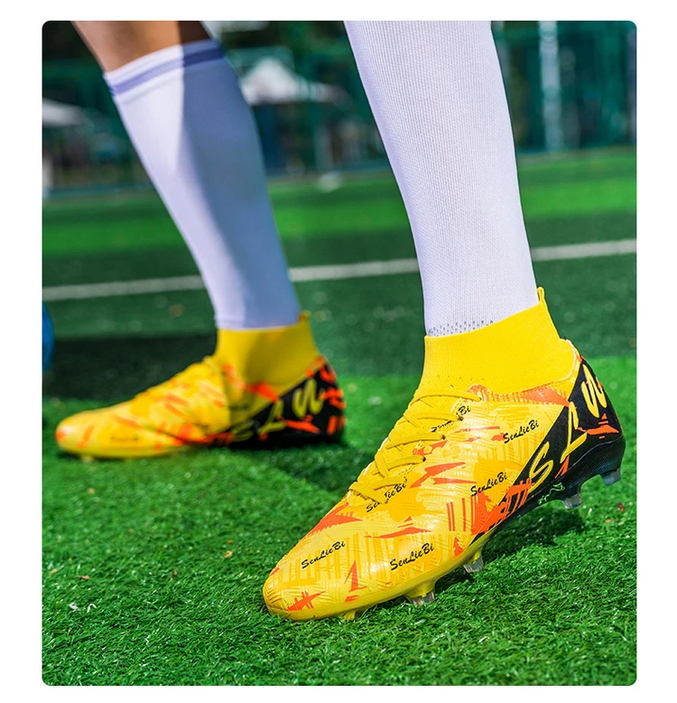 Professionelle Fußballschuhe Herren Fußballschuhe Society Fußballschuhe FG Ultraleichte Trainings-Fußballschuhe Outdoor-Sportschuhe – Detail 23