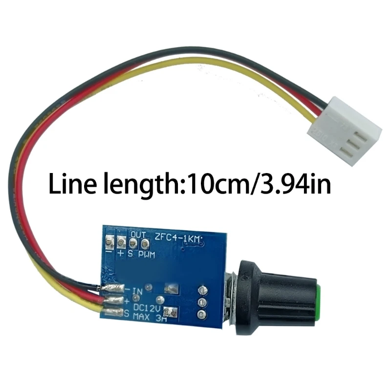 منظم مروحة قابل للتعديل مع مفتاح تحكم يدوي لضبط مروحة الكمبيوتر