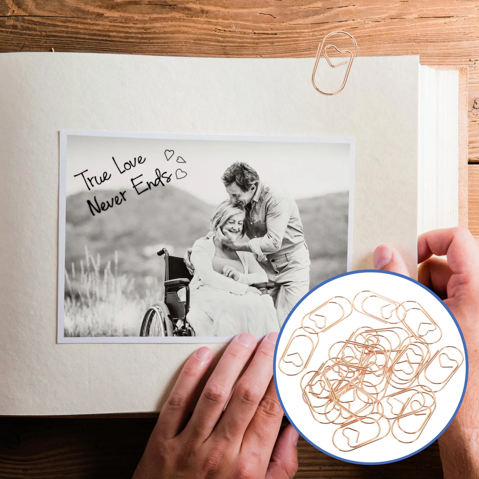 20pcs Metal Bookmarks Creative Paper Clips For Documents Files Photos Home Office School Use Small Document Clips Office