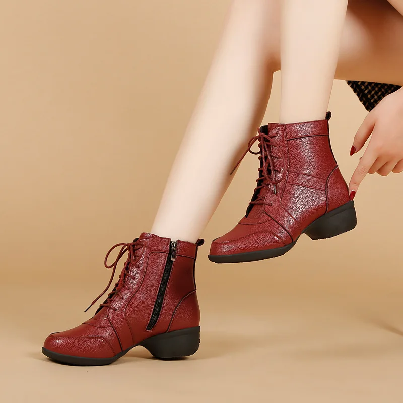 Women's Shoes Women's Adult Dance Shoes Genuine Leather Dance Shoes High Heel Dance Shoes Square Dance Shoes Heel Dance Shoes Social Dance Shoes Jazz Dance Boots