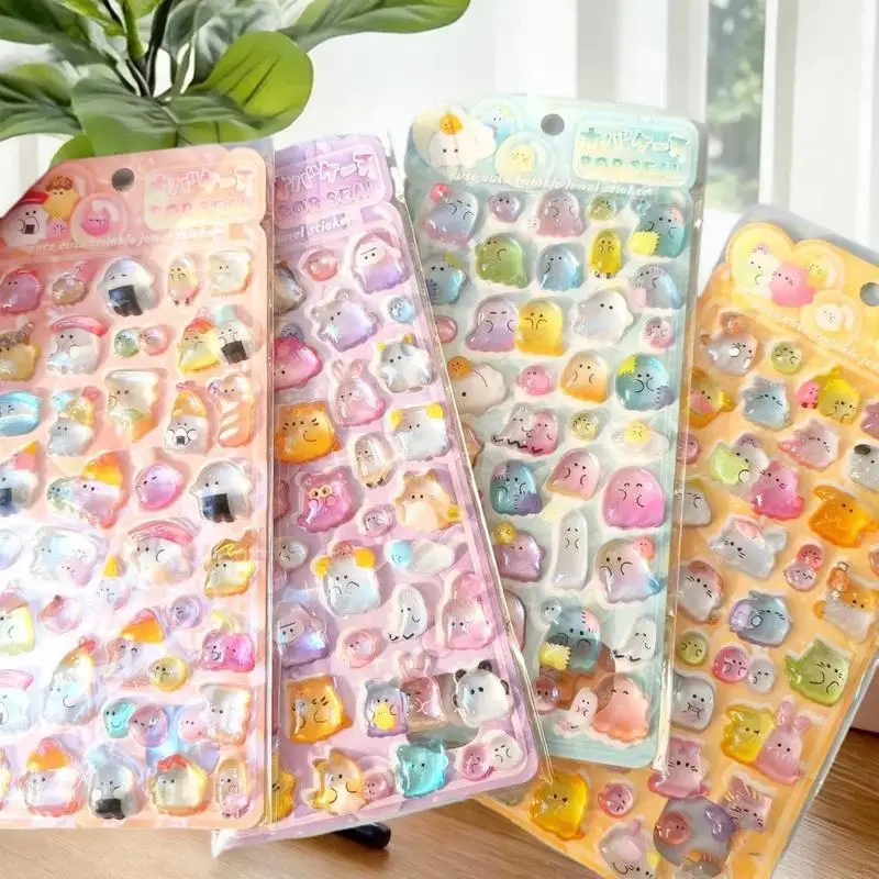 Beautifully Designed 3D Animal Stickers, Great for Handcrafts, Diaries, device Decor & Gifts, by Anime Worlds Store