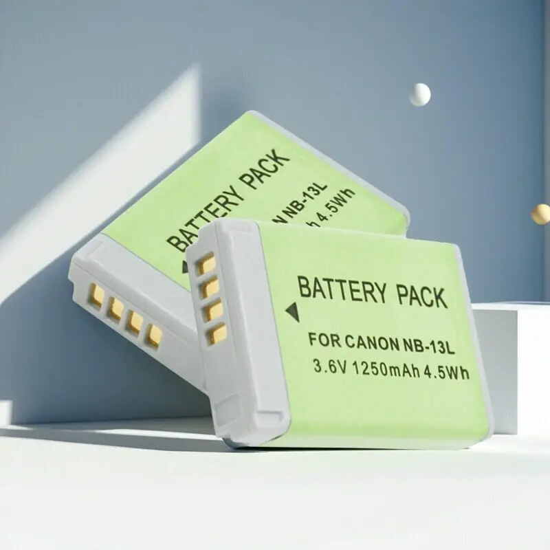 1250mAh 3.6v NB-13L Battery Suitable for Canon G7X2  G7X3  SX740HS G5X 2SX 720HS G9X  SX730 Long Range Digital  Battery