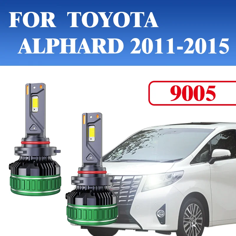 

2PCS 9005 Car Headlights Newly Upgrade30-Core Laser Bead The Real Power Reachesan Amazing 220W FOR TOYOTAALPHARD 2011-2015