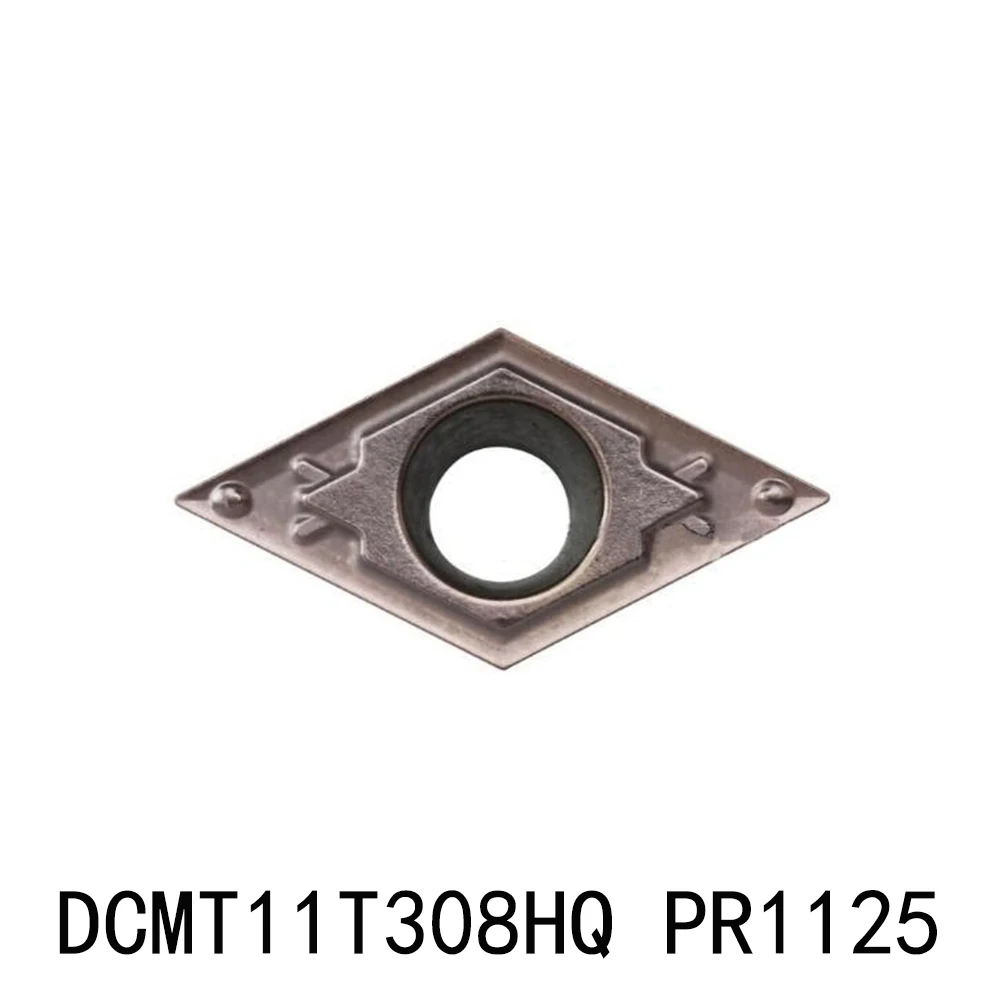 

DCMT 3252HQ 11T308HQ DCMT11T308HQ PR1125 Карбюратор с PVD-покрытием для ТУРАННЫХ светильников Прерываленная резка держателя инструмента из нержавеющей стали