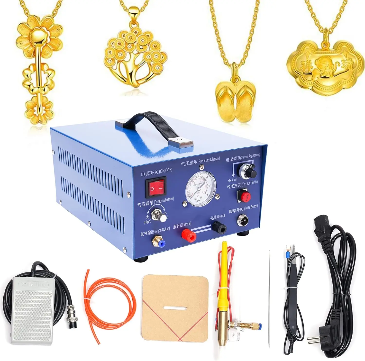 Welding Machine 800W 110V Adjustable High Power Argon Pulse Spot Welder Necklace Bracelet Jewelry Jd Welding Machine