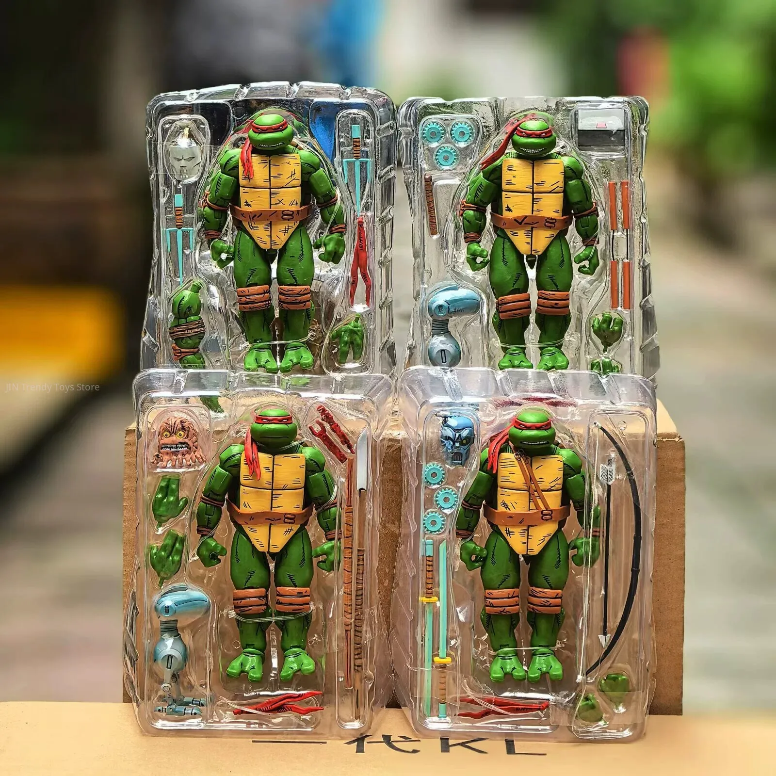 Neca Teenage Mutant Ninja Turtles Back To New York Comic Version 7 Inch Articulated Action Figure Collectible Model Ornament
