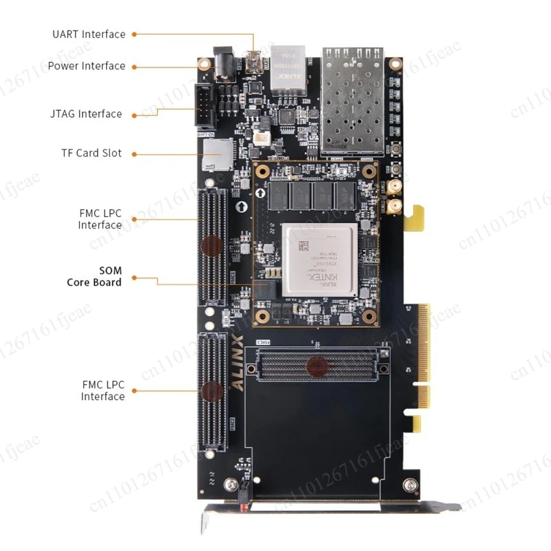 Ki Nt  Ex Ul  TraScale XCKU060 PCIE 3.0 FPGA Development Board SFP FMP HPC LPC