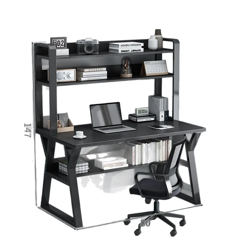 

Bookshelf Integrated Desktop Computer Modern Simple Office Desk Home Writing Desk Study Table