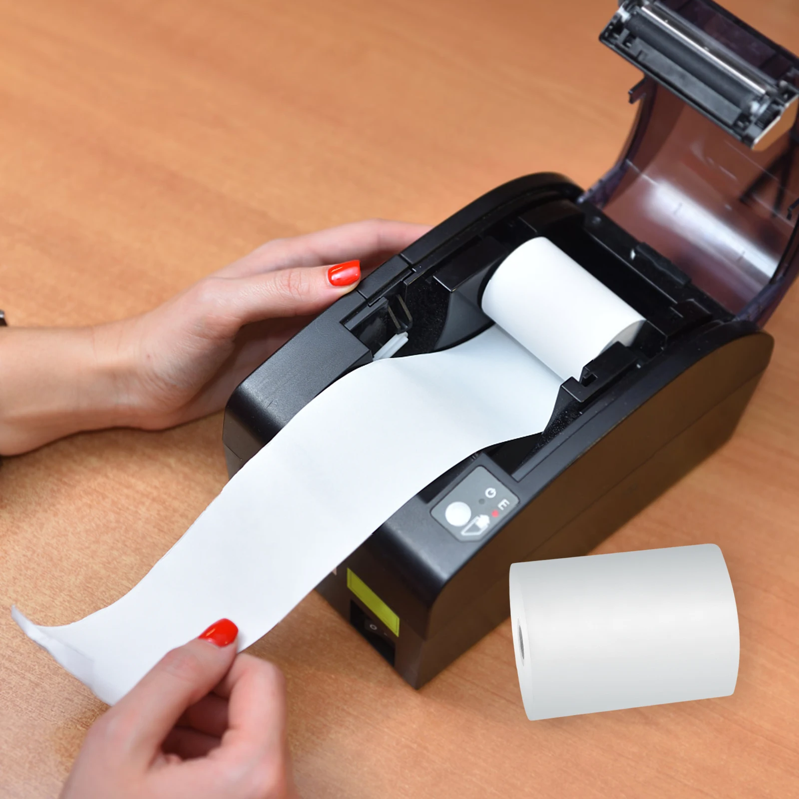 

5 Rolls Thermal Printer Paper 80mm x 50m White Cash Register Credit Card Office Heat Sensitive Clear Print