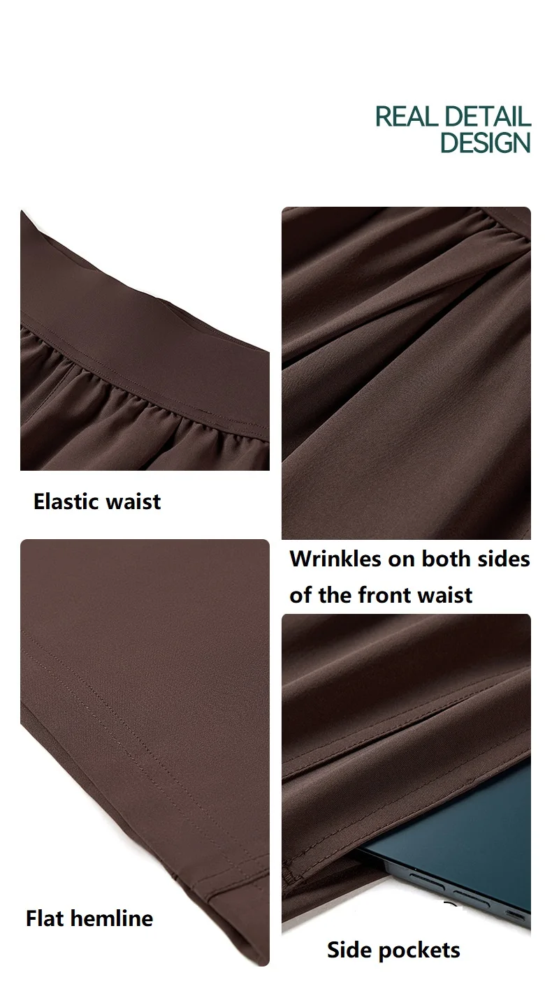 High Waist Wide Leg Yoga Pants for Women Straight Loose Casual Trousers Breatha… - Image 5