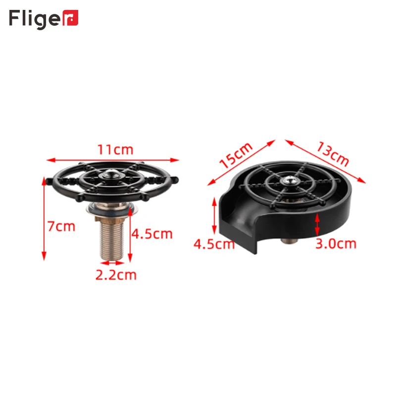 Faucet Glass Rinser For Home Sink High Pressure Automatic Cup Washer Bar Glass Coffee Pitcher Wash Cups Tool Kitchen Accessories