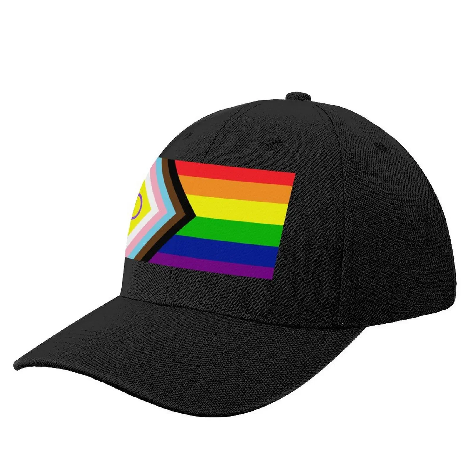 2021 Intersex-Inclusive Progress Pride Flag Baseball Cap Sun Cap Bobble Hat Women's Hats For The Sun Men's