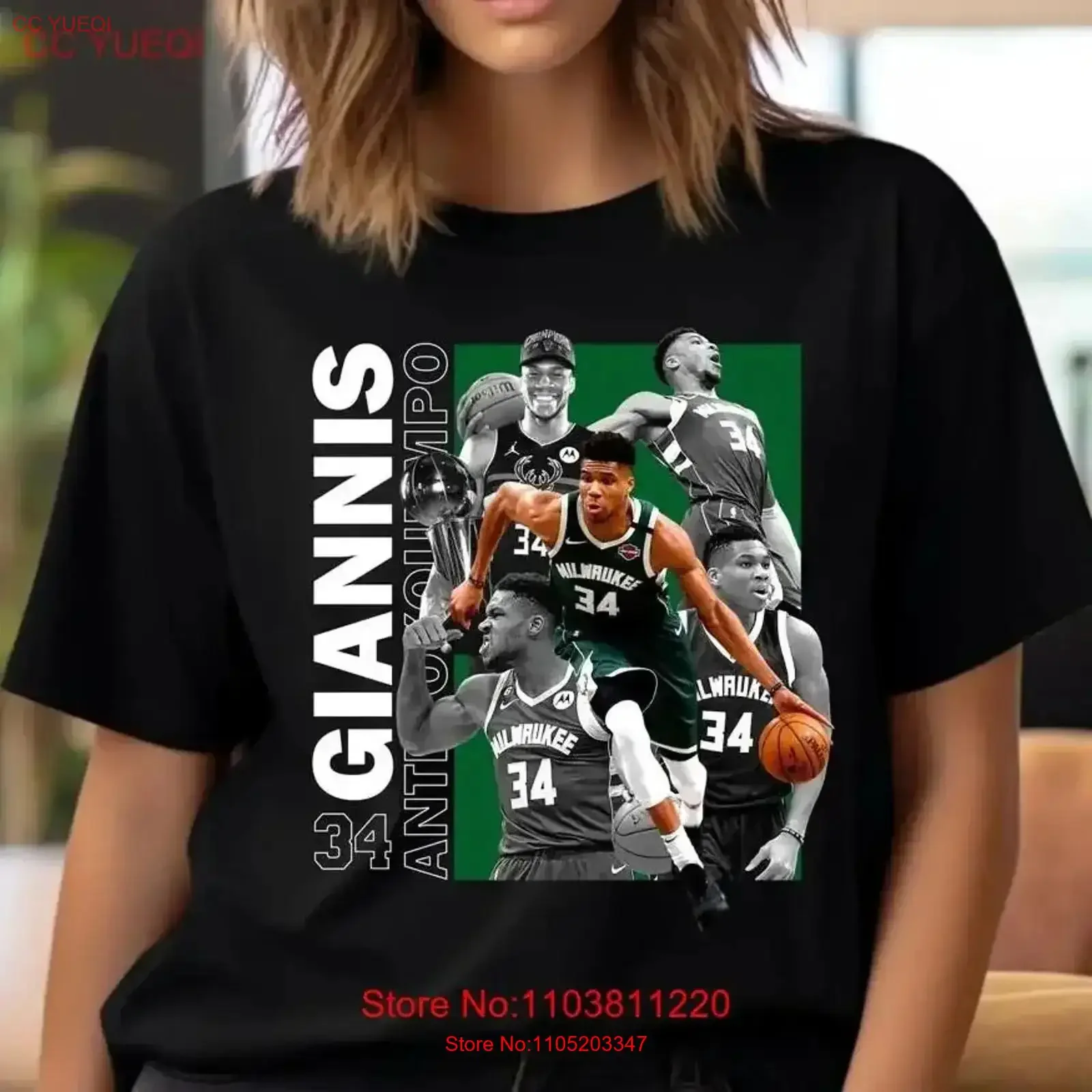 Giannis Antetokounmpo Streetwear Baskebtall T Shirt Fans vintage Washed Breathable Top For Everyday Wear fashion vintage